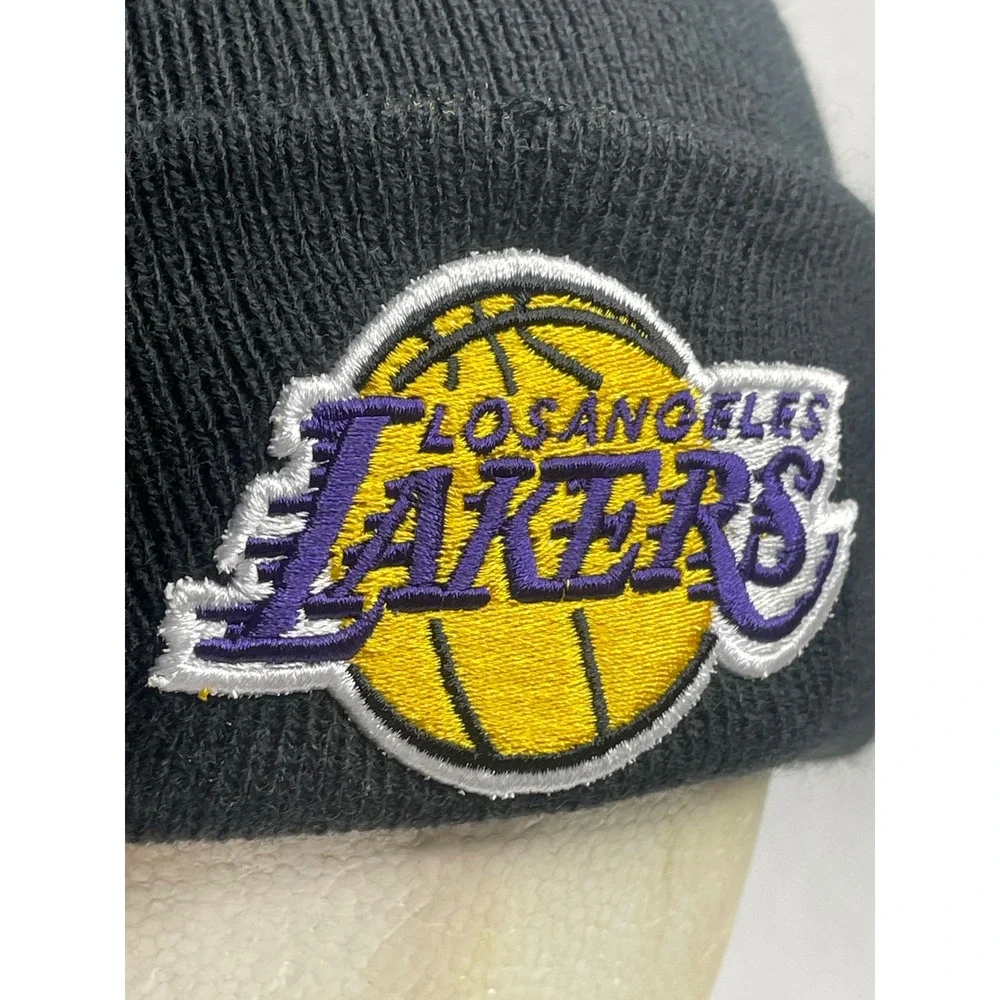 Los Angeles Lakers Officially Licensed Beanie Cap OSFM Black NBA Ultra Game Hat